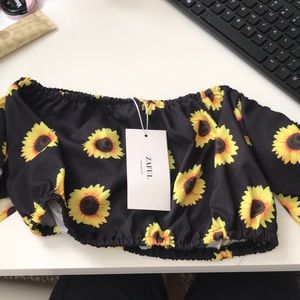 Off the shoulder shirt